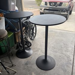 2 High Boys Tables 