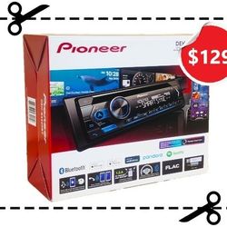 Pioneer Single Din Car Stereo System USB Mp3 Auxiliary Am Fm Radio Bluetooth CD Player DEH-S4220BT 🚨 Payment Options Available 🚨 No Credit Needed 🚨