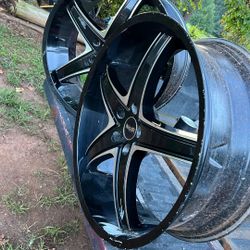 A pair of wheels