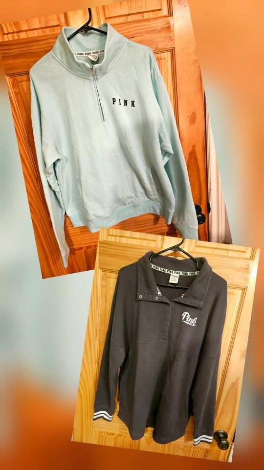 2 Victoria Secret Pink Sweatshirts