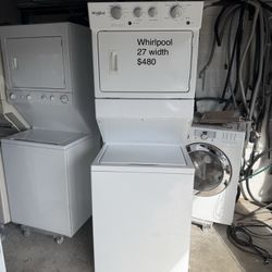 Whirlpool Stackable Washer Dryer 
