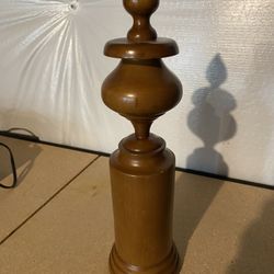 Wooden Turned Wood Pillar Post Ornate Architecture