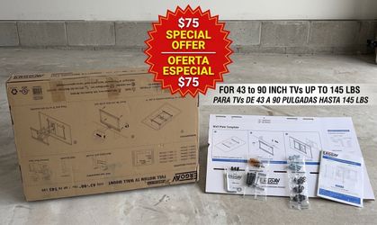 🔥 SPECIAL DEAL! ErgoAV Full Motion TV Wall Mount
