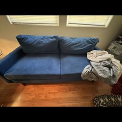 Blue Futon