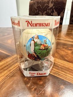 Norman Rockwell 6th Edition 1980s Christmas Ornament 