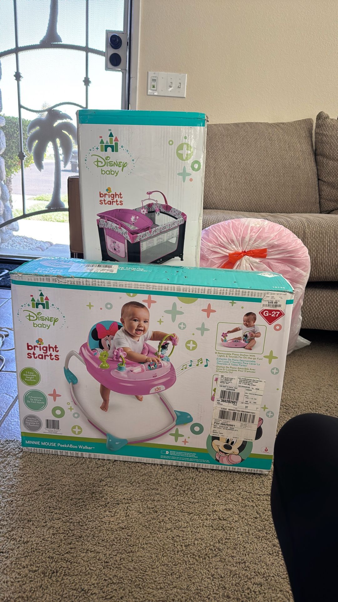 Minnie Mouse Play Pen And Walker