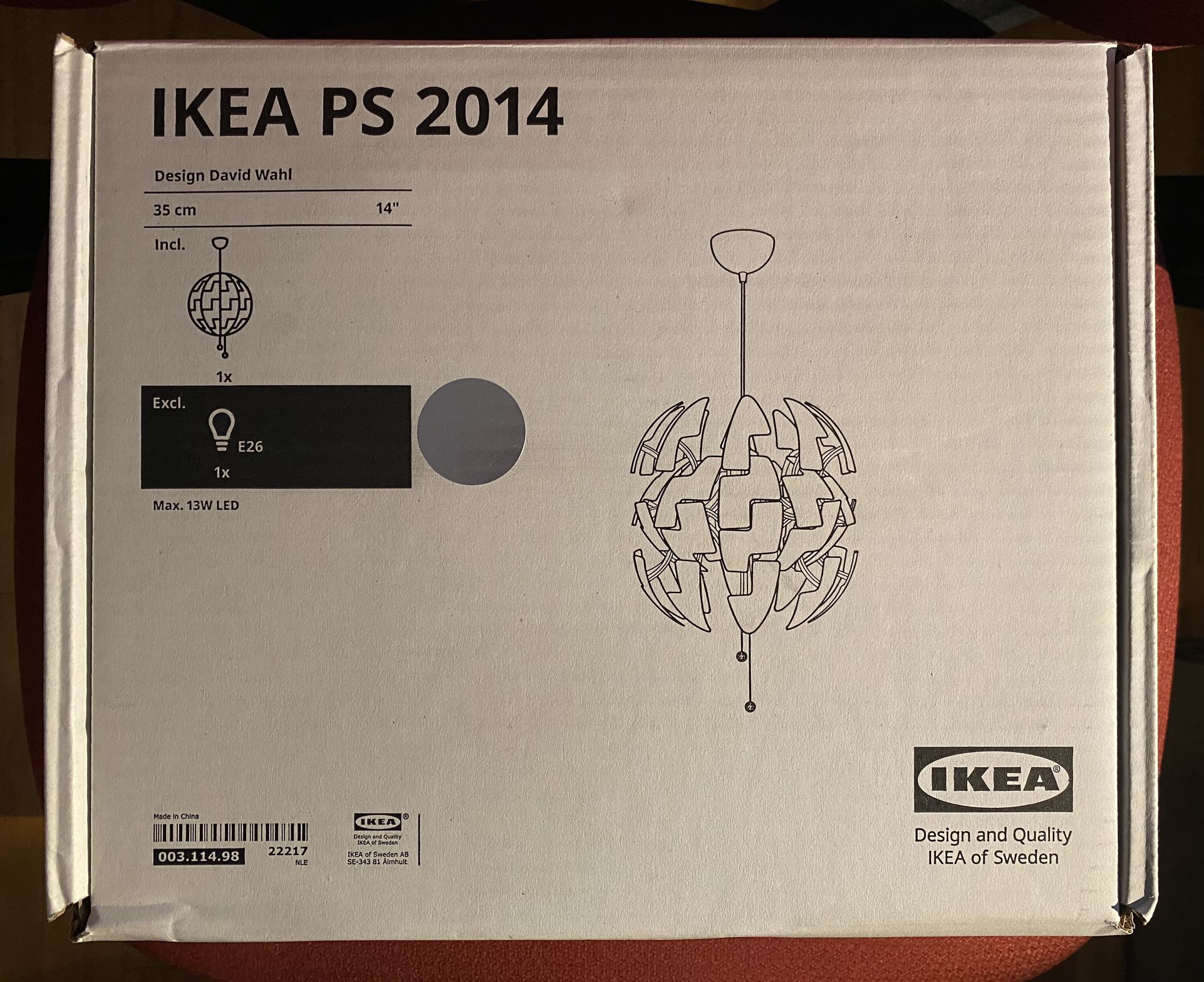 IKEA Pendant Lamp White 