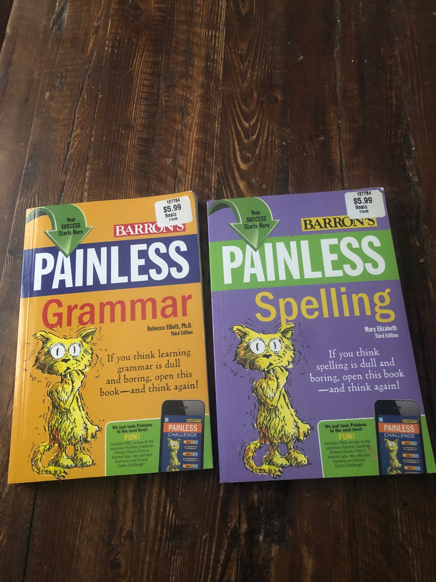 Barron’s Painless Spelling and Grammar Books