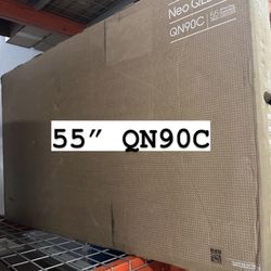 SAMSUNG 55-Inch Class Neo QLED 4K QN90C Series Quantum HDR+, Dolby Atmos, Object Tracking Sound+, Anti-Glare, Gaming Hub, Q-Symphony, Smart TV with Al