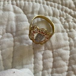 Hermoso Anillo De Oro