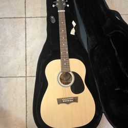 Peavey Acoustic Guitar W/ Dreadnought Hardshell Case