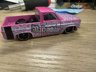 Hot wheels 83 Silverado Black Widow