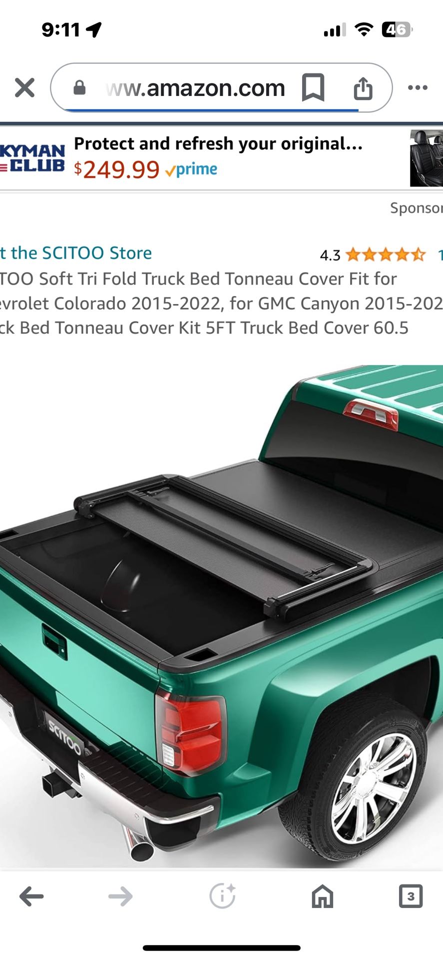 Bed Cover. Gmc Shortbed