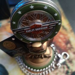 Harley Davidson Franklin Mint Military WLA 1942 Pocket Watch