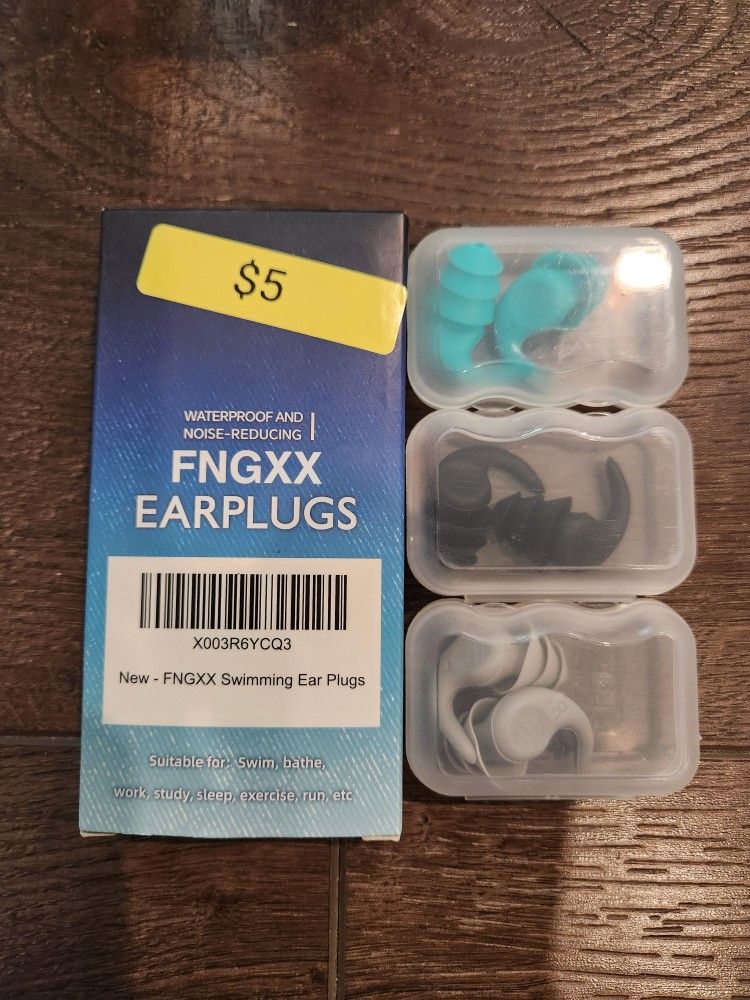 FNGXX Earplugs, new,