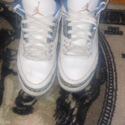  Air Jordan 3 Retro 'Washington Wizards Size 10.5