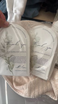 Wedding table cards