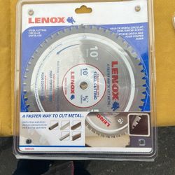 LENOX Tools 10-Inch Circular Saw Blade, Steel-Cutting, 52-Tooth
