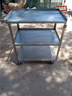 Cart with wheels ( metal )