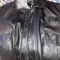 Leather Jacket And 2 More Sweaters