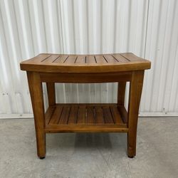Teak Wood Shower Bench