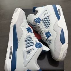 Military Blue Retro 4 - Size 8 (Men’s)