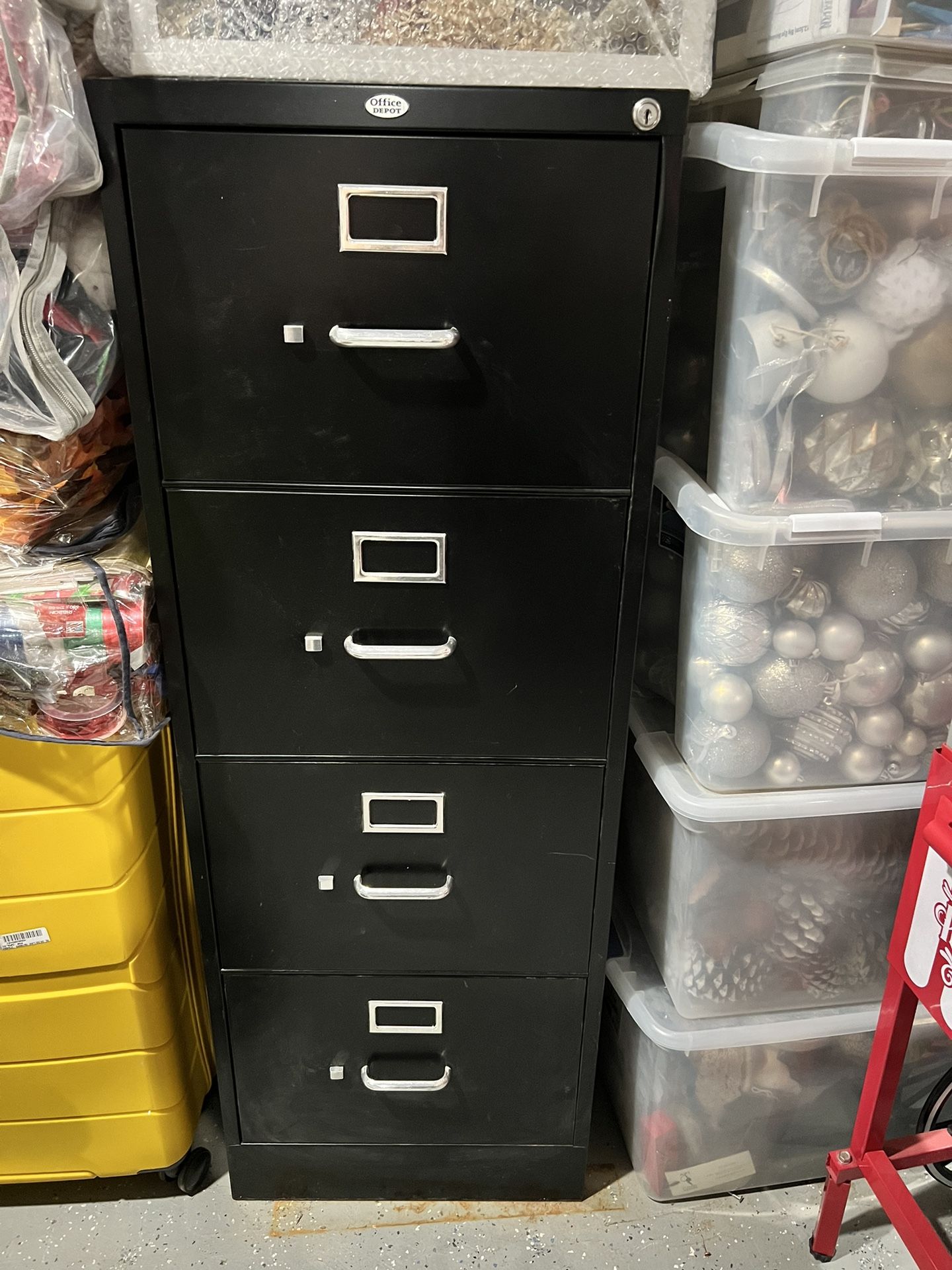 Office File Cabinet Black