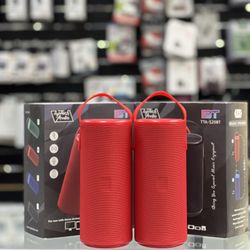 Rechargeable Portable Bluetooth w/  set of 2 speakers