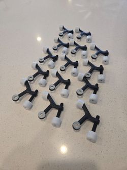 Oil rubbed bronze hinge pin door stops x 14