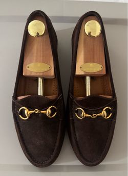 Horsebit Suede Loafers