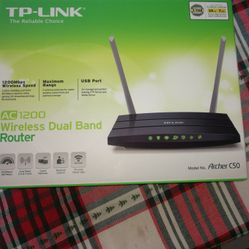 TP Link Ac1200 Archer C50 Router