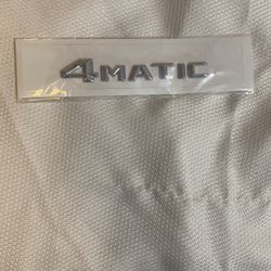 Title Mercedes-Benz 4MATIC Trunk Emblem