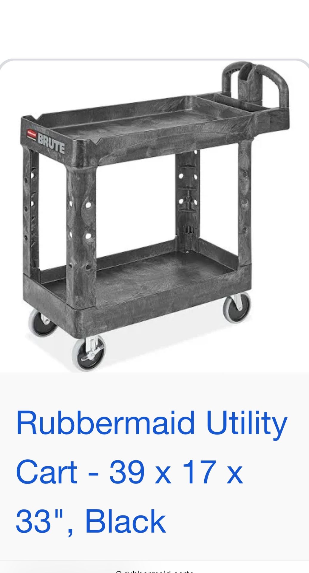 Rubbermaid Utility Cart 