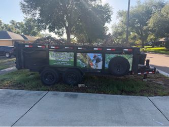 16 Ft dump trailer
