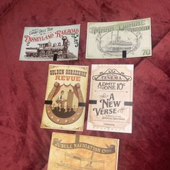 Disneyland 70th Magic Key Magic Band Card Set Of 5