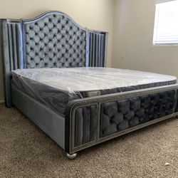 $899 Brand New King Bed Frame With Mattress (read description below)