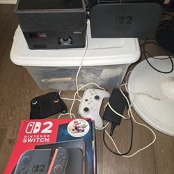 Ultimate Home Entertainment & Gaming Bundle - Nintendo Switch 2, Epson Laser Projector, 120" Screen