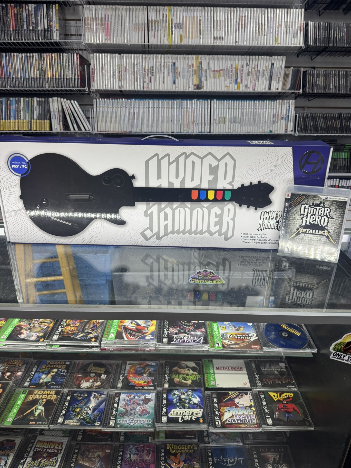 PlayStation 3 With Metallica Guitar Bundle $150 Gamehogs 11am-7pm