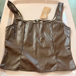 WOMANS LEATHER CORSET