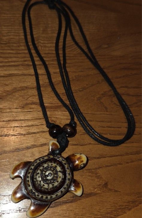 Mens Turtle Rope Pendants