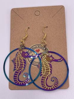 Fashion Jewelry Sea Horse Earrings 