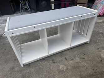 Storage Cubby Shelf Bench Seat