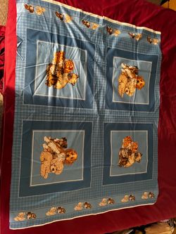 Vintage Cats and Dogs Print Fabric Panel