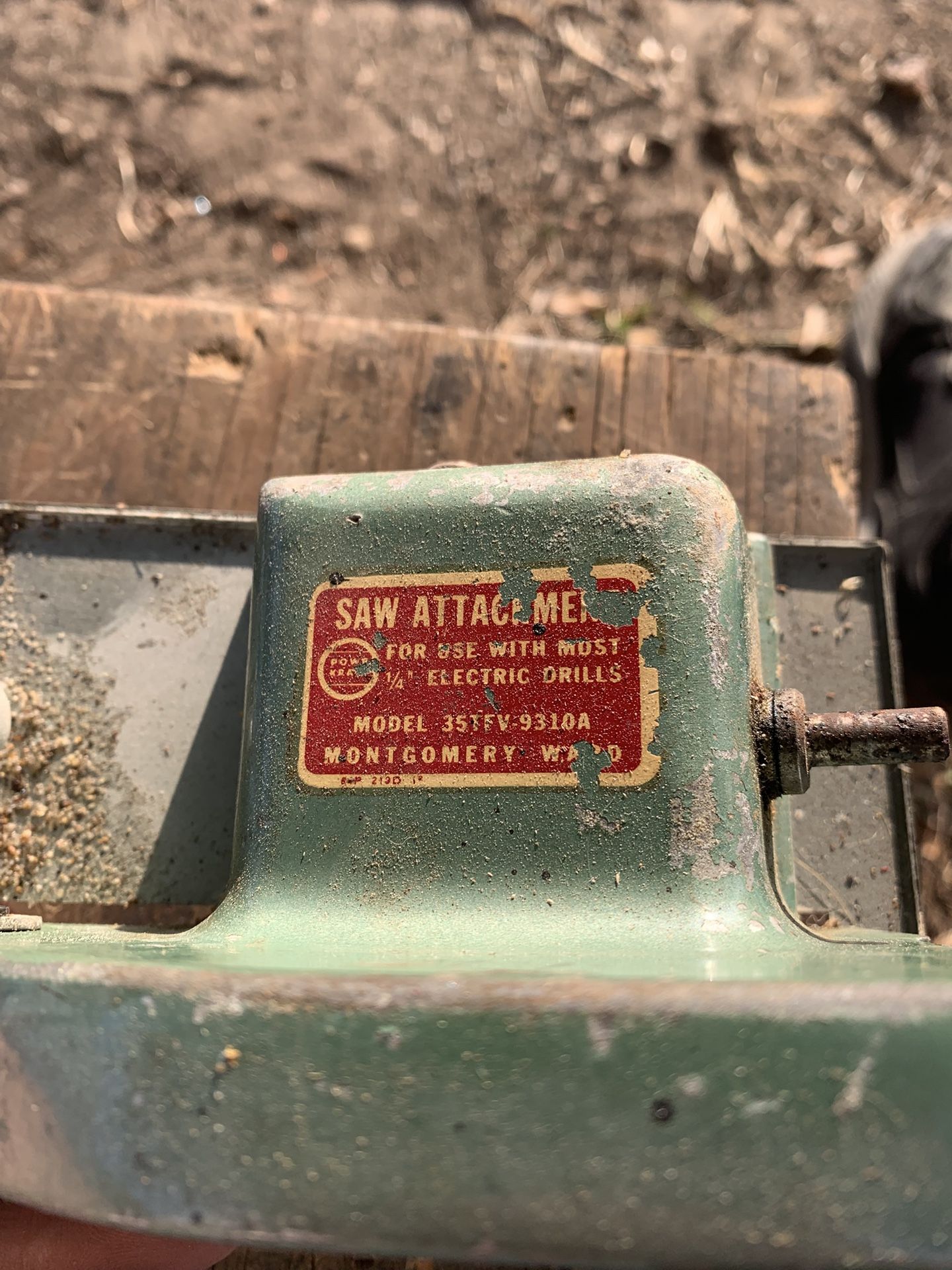 Montgomery Ward saw attachment