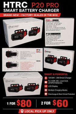Brand New HTRC P20 Pro Smart Battery Charger – Factory Sealed