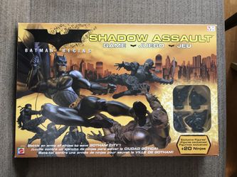 Batman begins shadow assault board game!