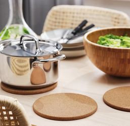 New With Tags 3-Piece Natural Cork 