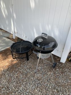 Matching Grill And Outdoor Fire Pit