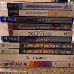 XBOX  360/PS3 & PS4/ Music &  Games 