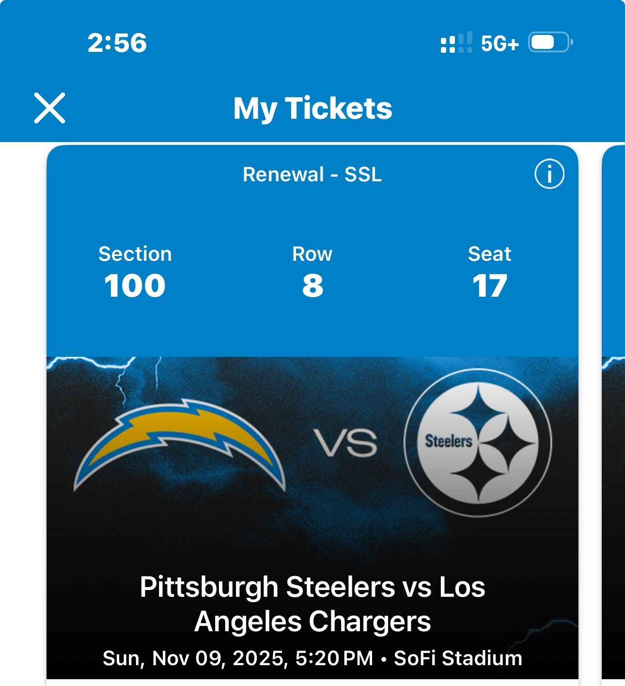 Steelers Chargers Tickets